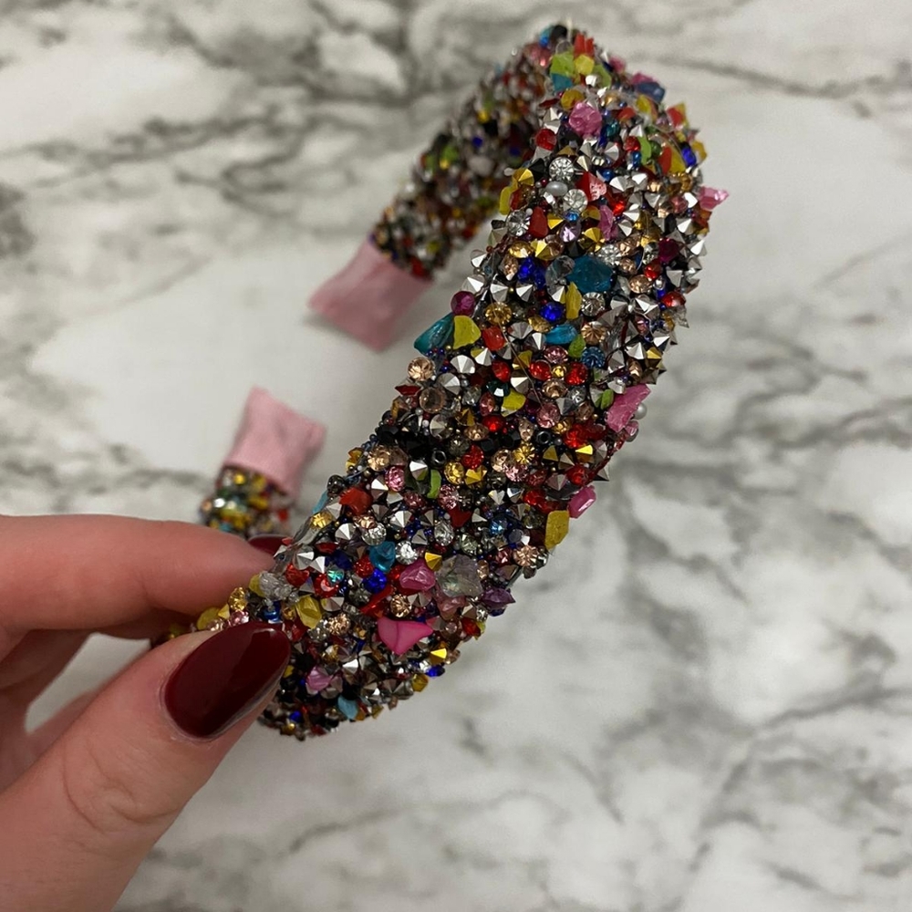 Crystal beaded headbands